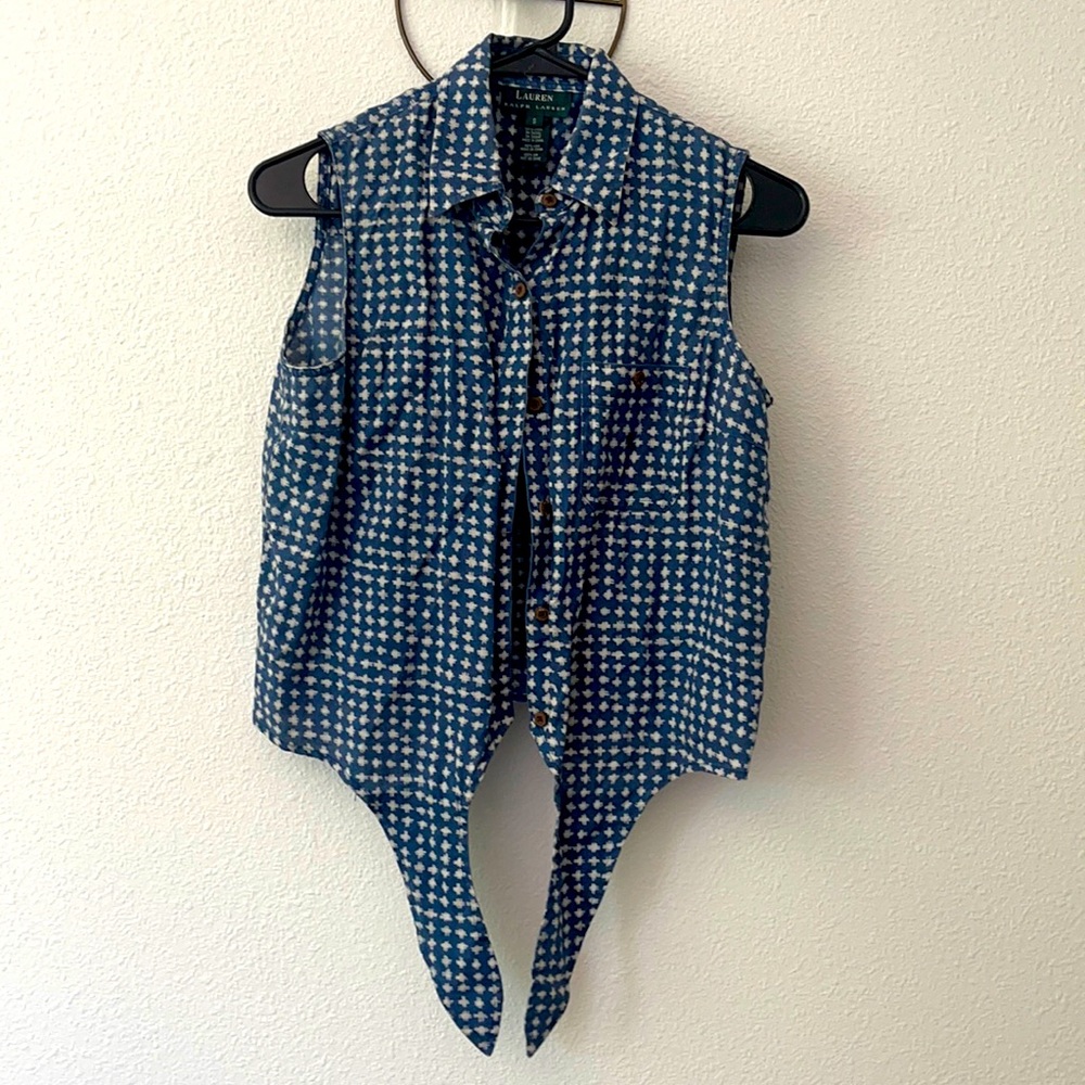 Ralph Lauren tie top